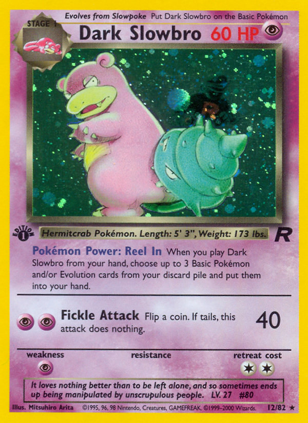 Dark Slowbro (12/82) [Team Rocket 1st Edition] | Good Games Cannington