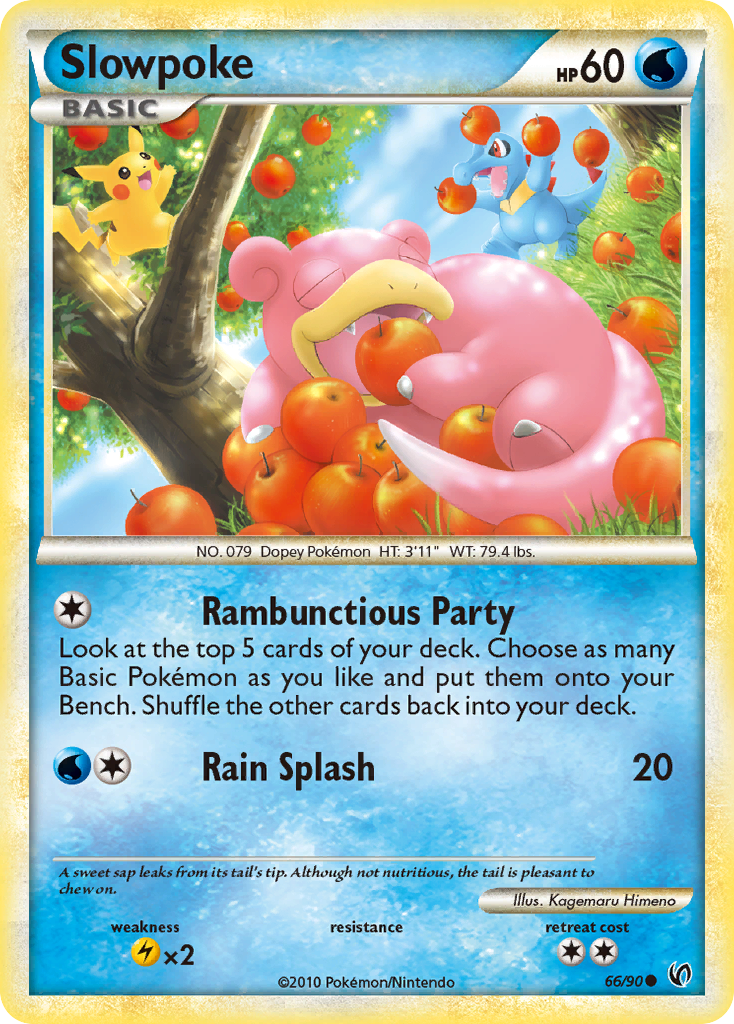 Slowpoke (66/90) [HeartGold & SoulSilver: Undaunted] | Good Games Cannington