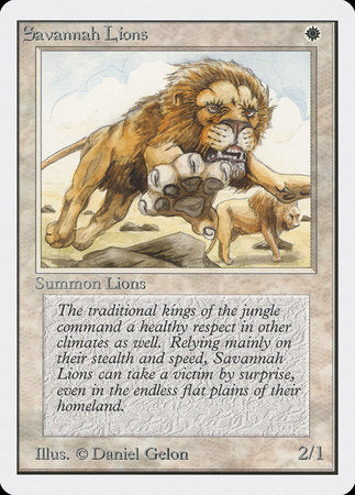 Savannah Lions [Unlimited Edition] | Good Games Cannington