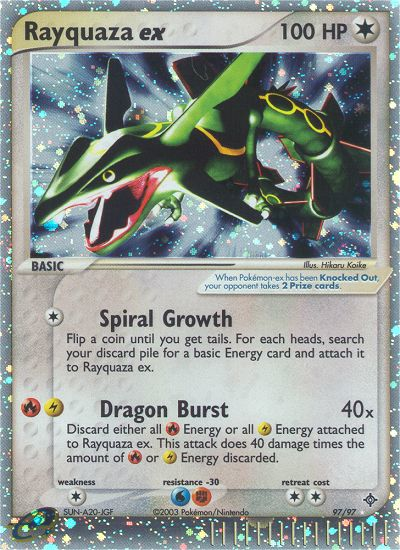 Rayquaza ex (97/97) [EX: Dragon] | Good Games Cannington