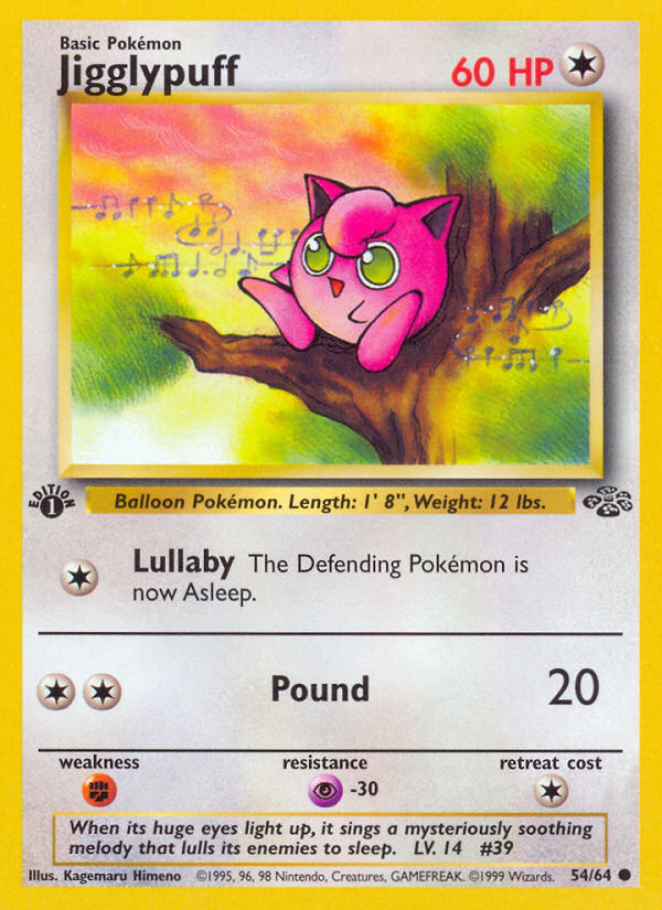 Jigglypuff (54/64) [Jungle 1st Edition] | Good Games Cannington
