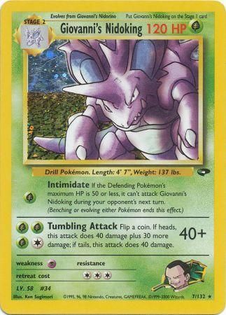 Giovanni's Nidoking (7/132) [Gym Challenge Unlimited] | Good Games Cannington
