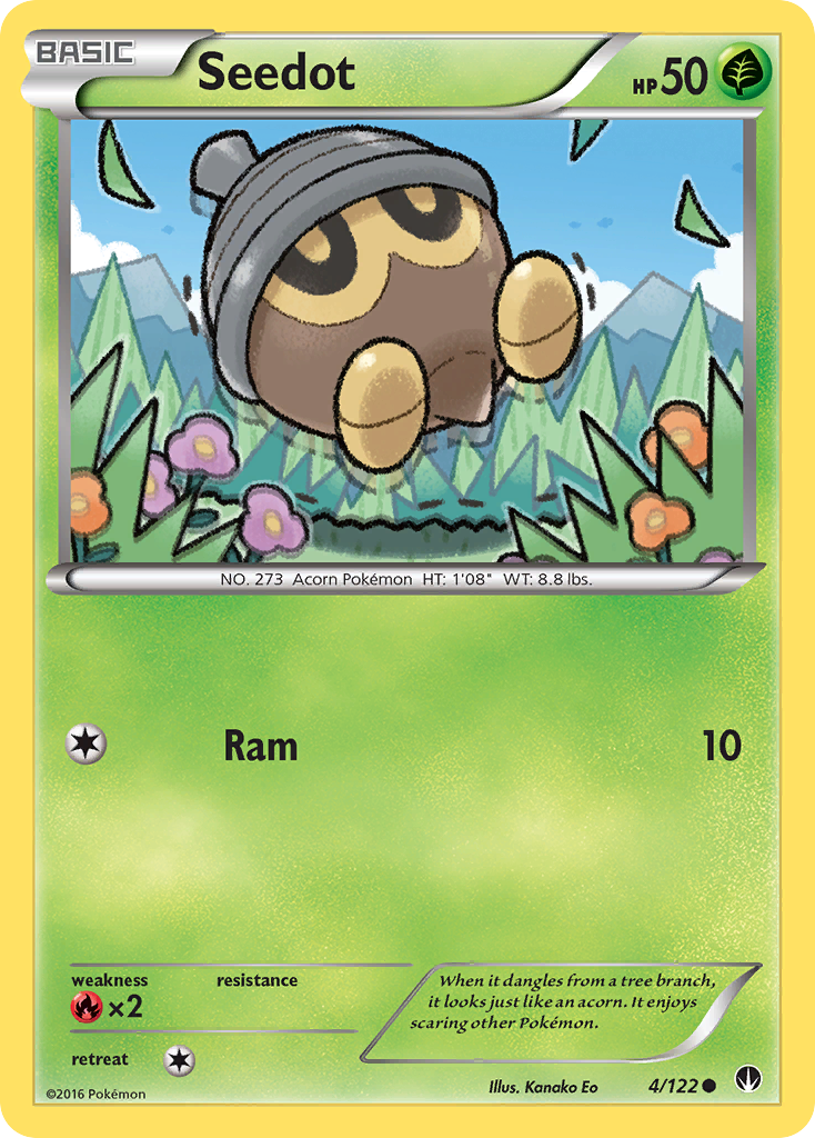 Seedot (4/122) [XY: BREAKpoint] | Good Games Cannington