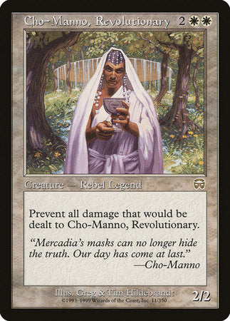 Cho-Manno, Revolutionary [Mercadian Masques] | Good Games Cannington