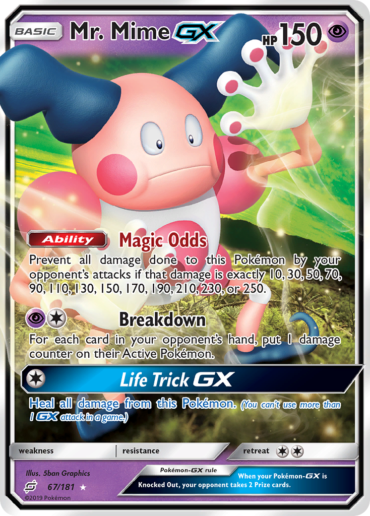 Mr. Mime GX (67/181) [Sun & Moon: Team Up] | Good Games Cannington