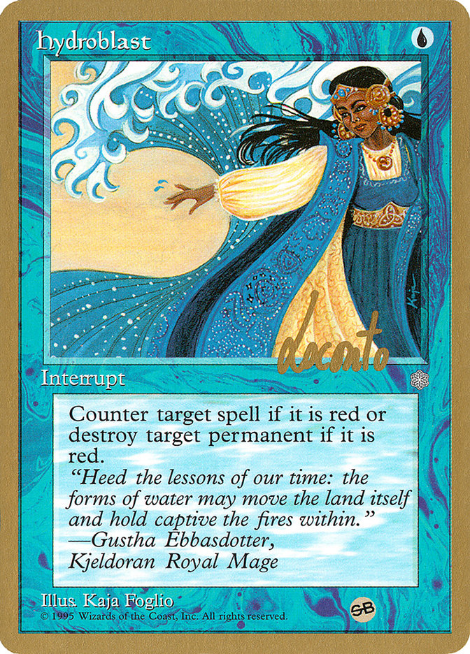Hydroblast (Michael Loconto) (SB) [Pro Tour Collector Set] | Good Games Cannington