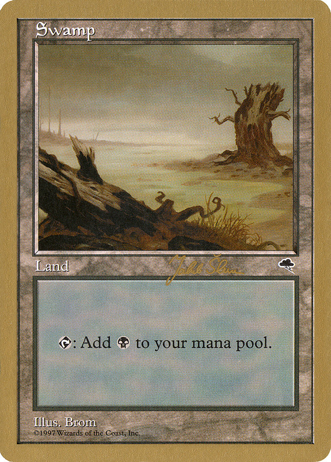 Swamp (js340a) (Jakub Slemr) [World Championship Decks 1999] | Good Games Cannington