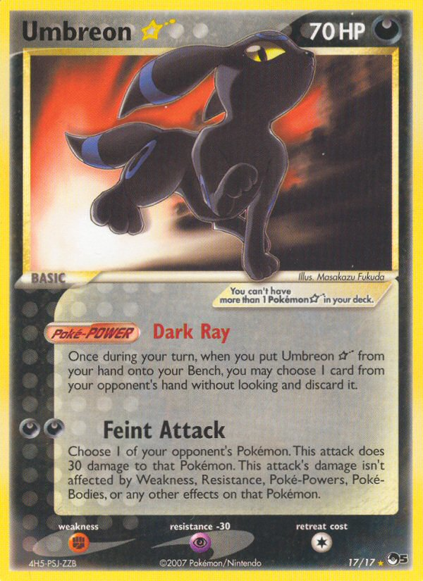 Umbreon Star (17/17) [POP Series 5] | Good Games Cannington