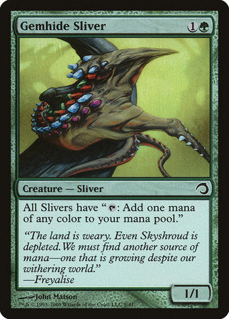 Gemhide Sliver [Premium Deck Series: Slivers] | Good Games Cannington