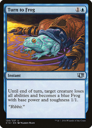 Turn to Frog [Commander 2014] | Good Games Cannington