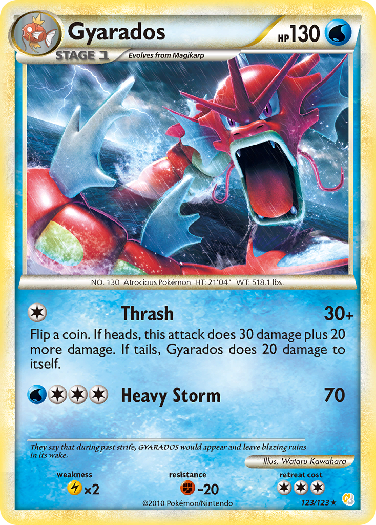 Gyarados (123/123) [HeartGold & SoulSilver: Base Set] | Good Games Cannington