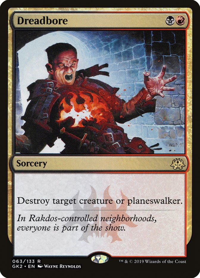 Dreadbore [Ravnica Allegiance Guild Kit] | Good Games Cannington