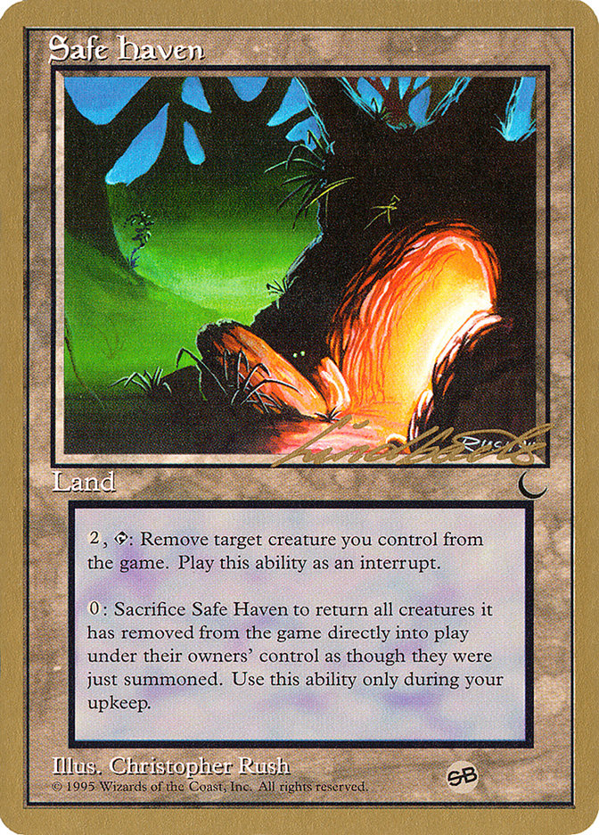 Safe Haven (Leon Lindback) (SB) [Pro Tour Collector Set] | Good Games Cannington