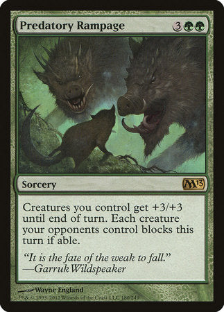 Predatory Rampage [Magic 2013] | Good Games Cannington