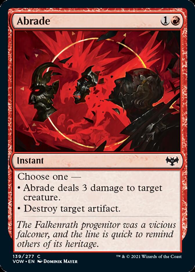 Abrade [Innistrad: Crimson Vow] | Good Games Cannington