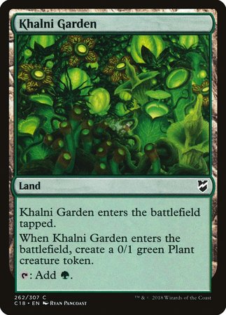 Khalni Garden [Commander 2018] | Good Games Cannington