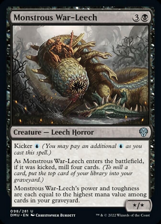 Monstrous War-Leech [Dominaria United] | Good Games Cannington