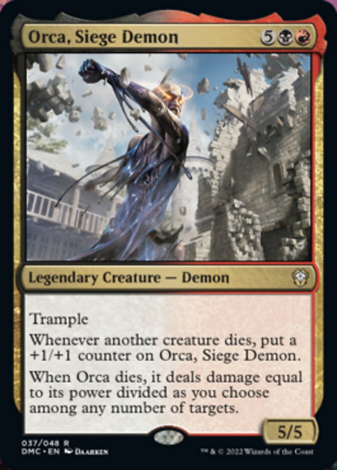 Orca, Siege Demon [Dominaria United Commander] | Good Games Cannington