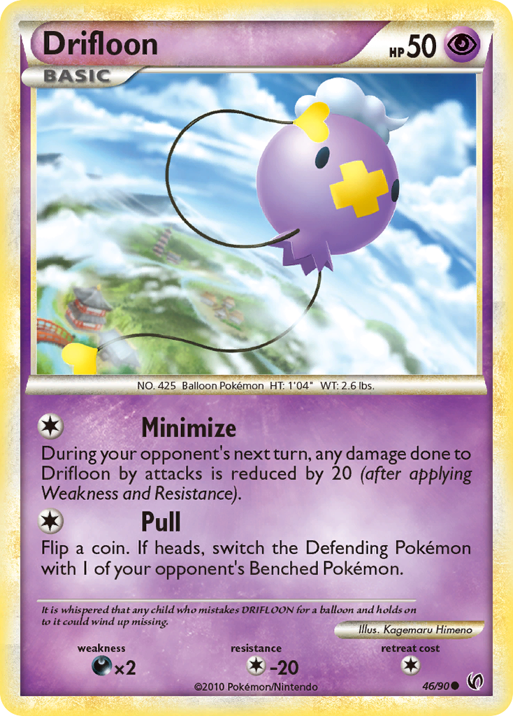 Drifloon (46/90) [HeartGold & SoulSilver: Undaunted] | Good Games Cannington