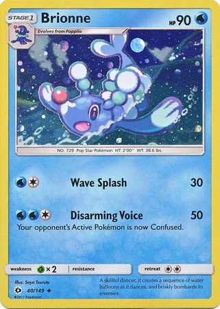 Brionne (40/149) (Cosmos Holo) [Sun & Moon: Base Set] | Good Games Cannington
