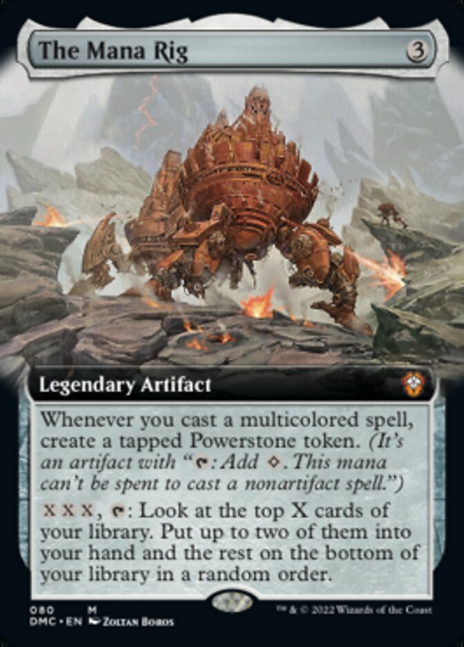 The Mana Rig (Extended Art) [Dominaria United Commander] | Good Games Cannington