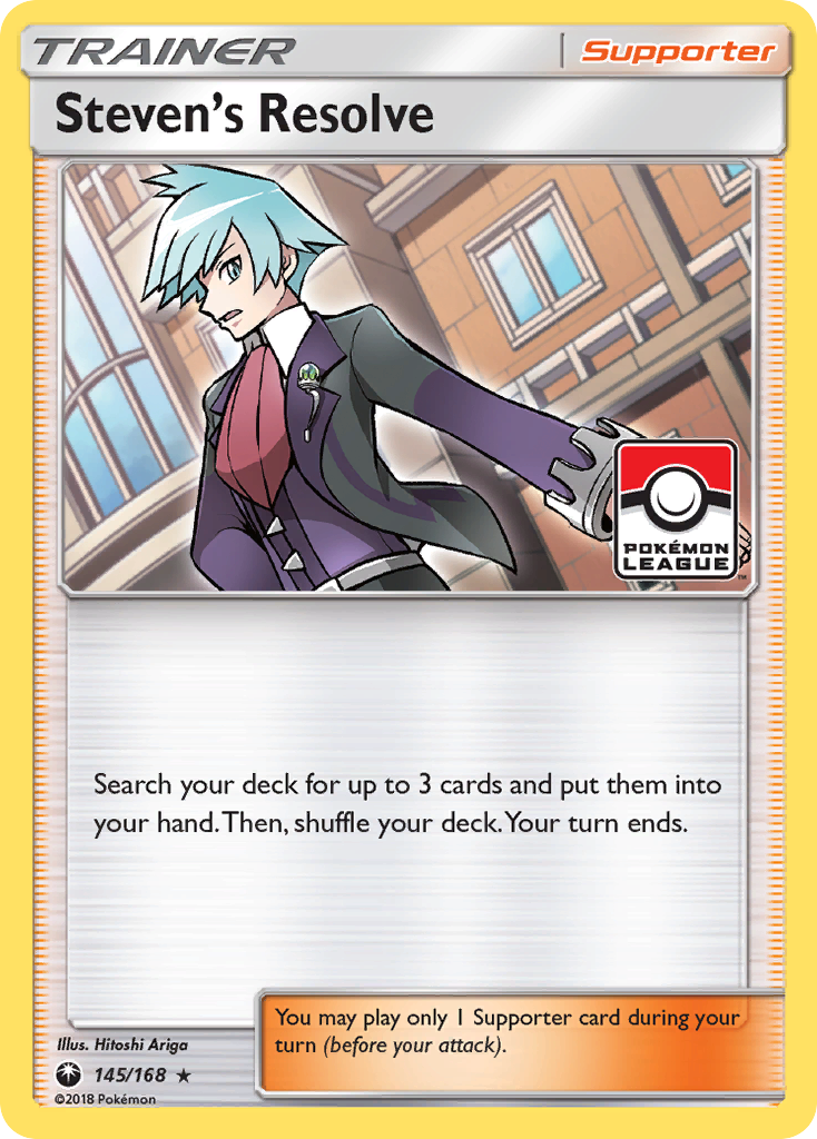 Steven's Resolve (145/168) [Sun & Moon: Celestial Storm] | Good Games Cannington