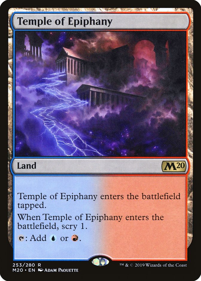Temple of Epiphany [Core Set 2020] | Good Games Cannington