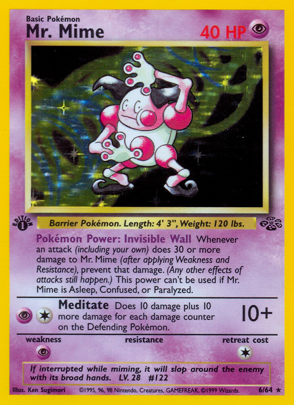 Mr. Mime (6/64) [Jungle 1st Edition] | Good Games Cannington