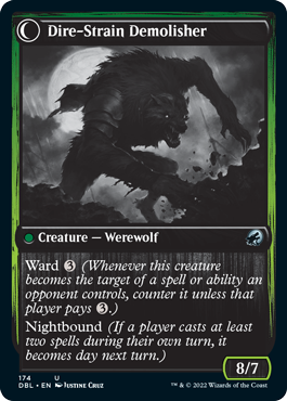 Burly Breaker // Dire-Strain Demolisher [Innistrad: Double Feature] | Good Games Cannington