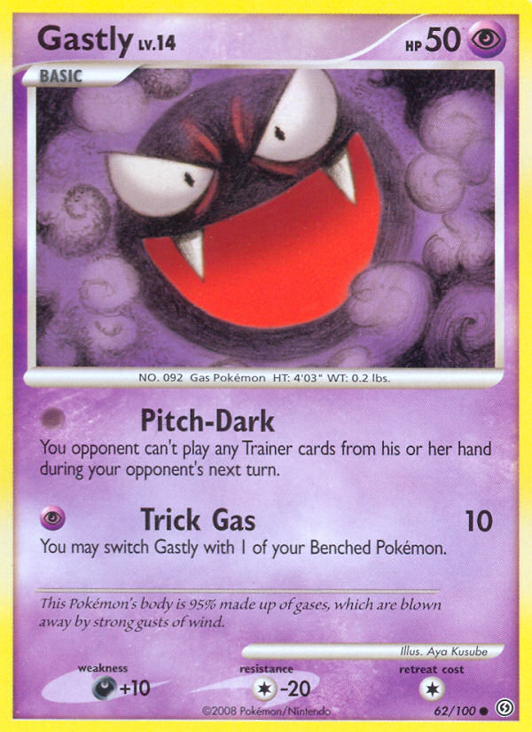Gastly (62/100) [Diamond & Pearl: Stormfront] | Good Games Cannington