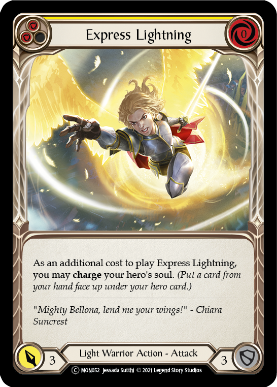 Express Lightning (Yellow) [U-MON052] Unlimited Normal | Good Games Cannington
