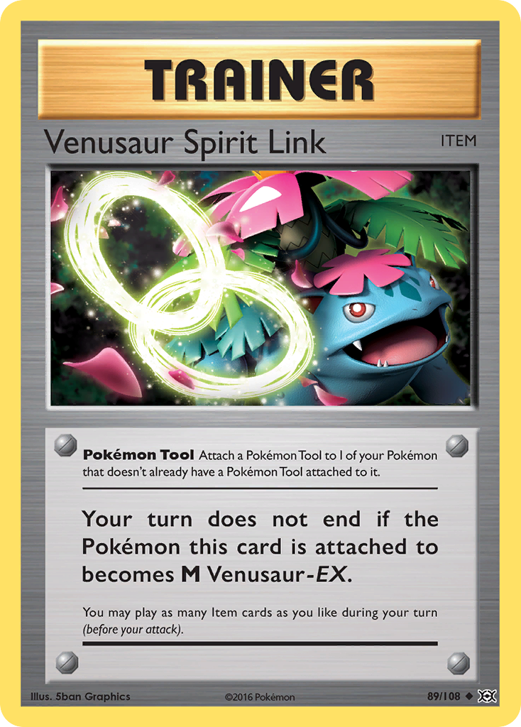 Venusaur Spirit Link (89/108) [XY: Evolutions] | Good Games Cannington