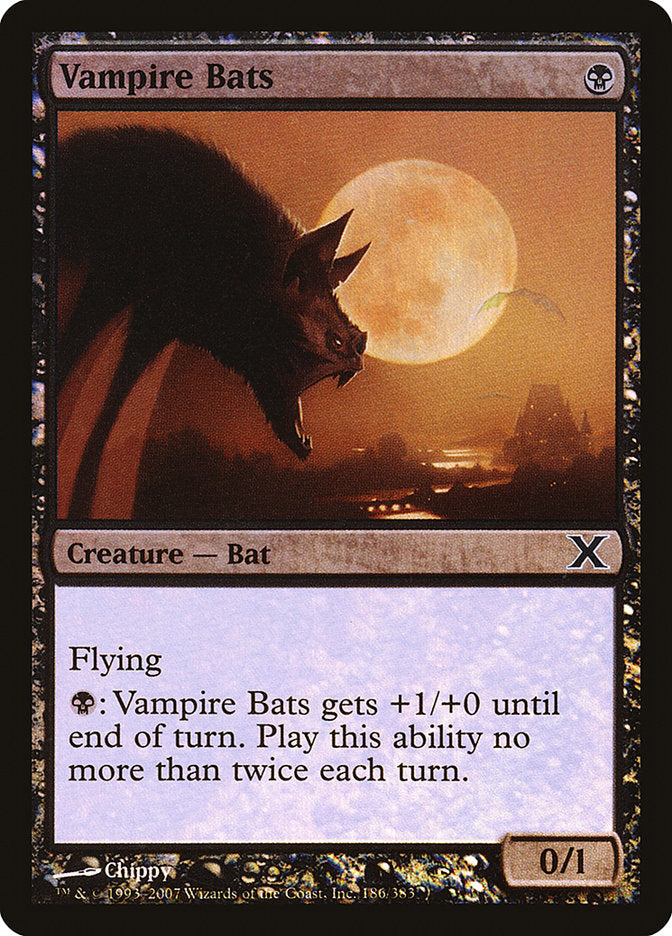 Vampire Bats (Premium Foil) [Tenth Edition] | Good Games Cannington