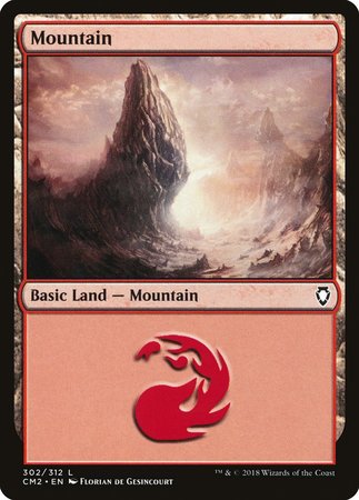 Mountain (302) [Commander Anthology Volume II] | Good Games Cannington