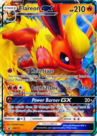 Flareon GX (SM171) (Jumbo Card) [Sun & Moon: Black Star Promos] | Good Games Cannington