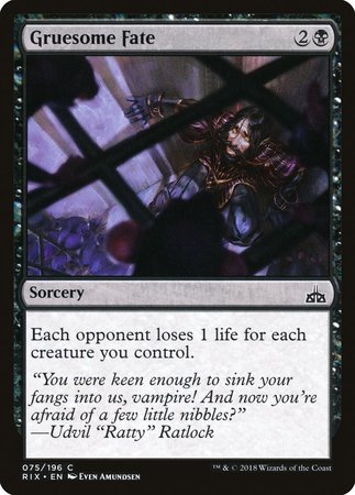 Gruesome Fate [Rivals of Ixalan] | Good Games Cannington