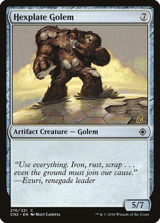 Hexplate Golem [Conspiracy: Take the Crown] | Good Games Cannington