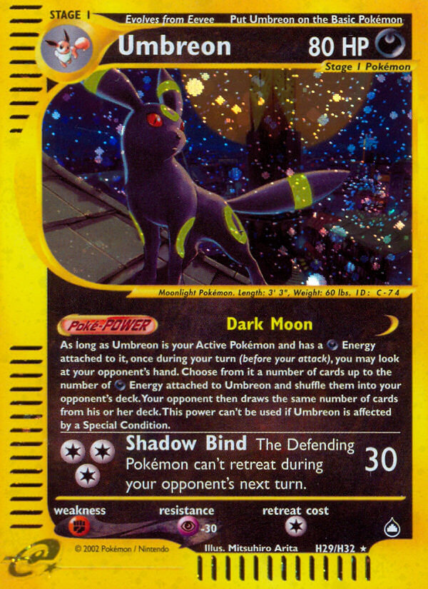 Umbreon (H29/H32) [Aquapolis] | Good Games Cannington