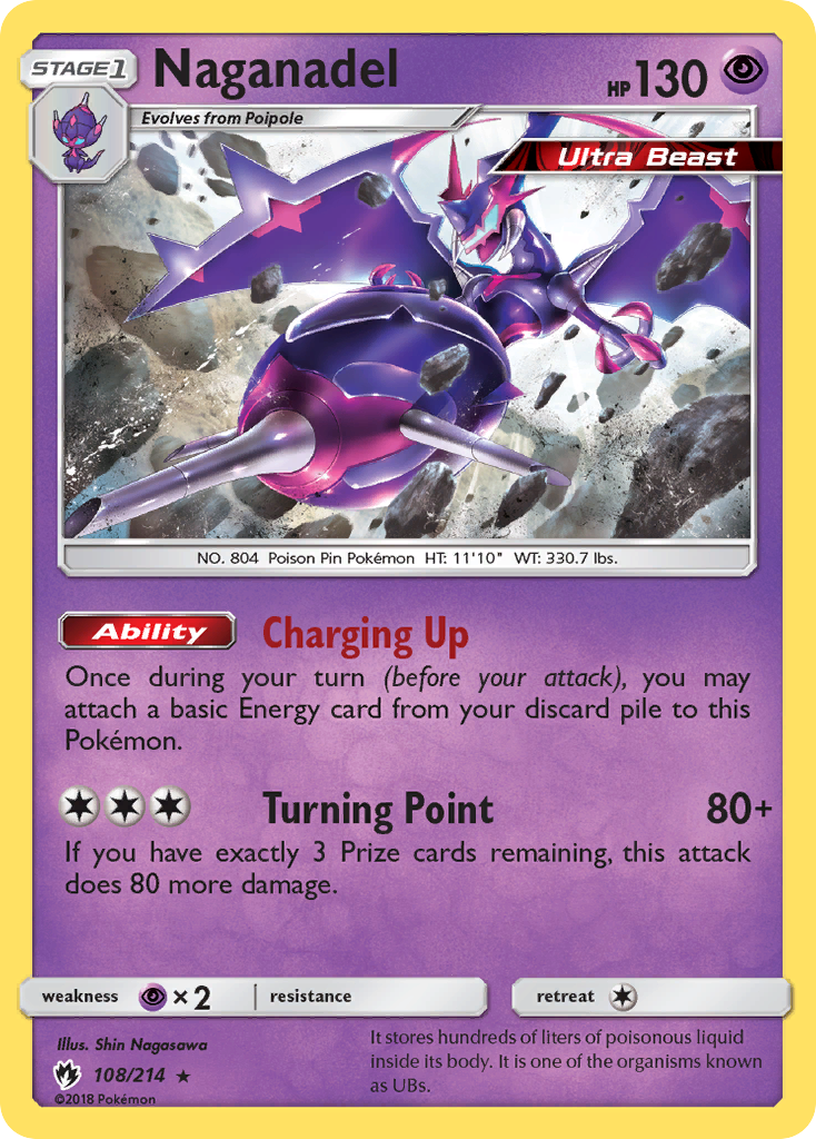 Naganadel (108/214) [Sun & Moon: Lost Thunder] | Good Games Cannington