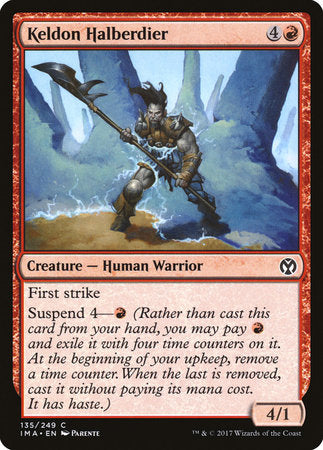 Keldon Halberdier [Iconic Masters] | Good Games Cannington
