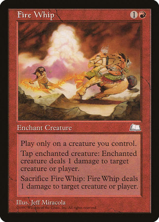 Fire Whip [Weatherlight] | Good Games Cannington