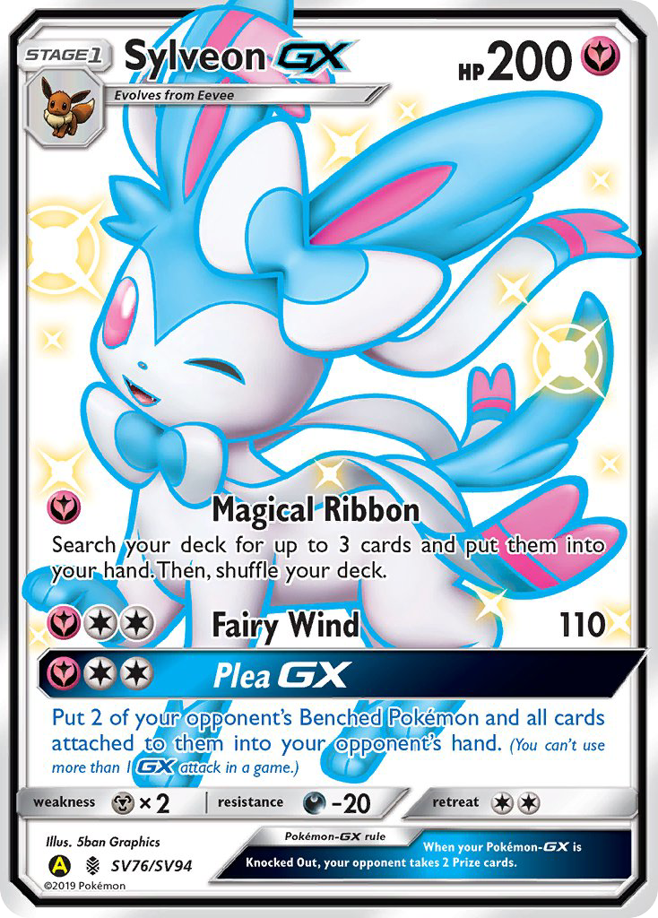 Sylveon GX (SV76/SV94) [Sun & Moon: Hidden Fates - Shiny Vault] | Good Games Cannington