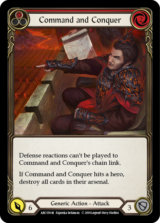 Command and Conquer [ARC159-M] 1st Edition Rainbow Foil | Good Games Cannington