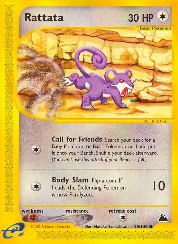 Rattata (90/144) [Skyridge] | Good Games Cannington