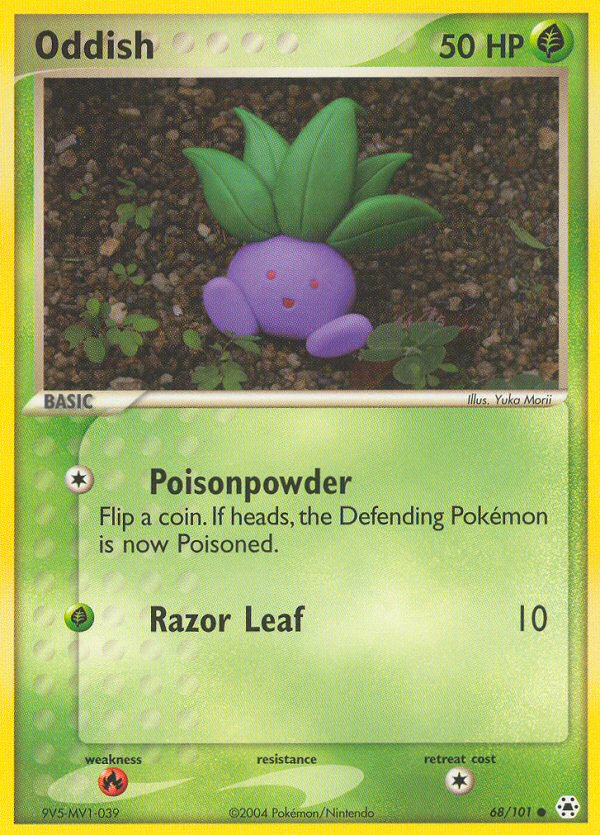 Oddish (68/101) [EX: Hidden Legends] | Good Games Cannington