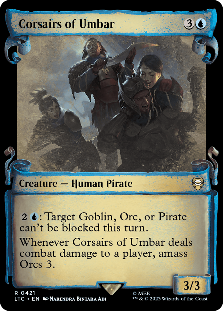 Corsairs of Umbar [The Lord of the Rings: Tales of Middle-Earth Commander Showcase Scrolls] | Good Games Cannington