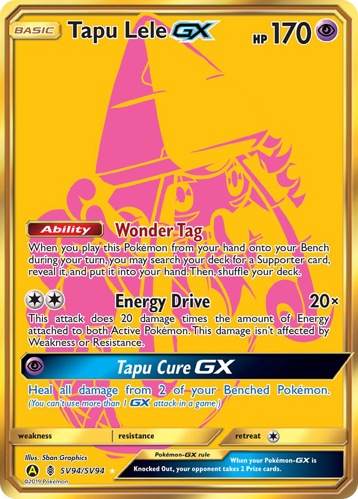 Tapu Lele GX (SV94/SV94) [Sun & Moon: Hidden Fates - Shiny Vault] | Good Games Cannington