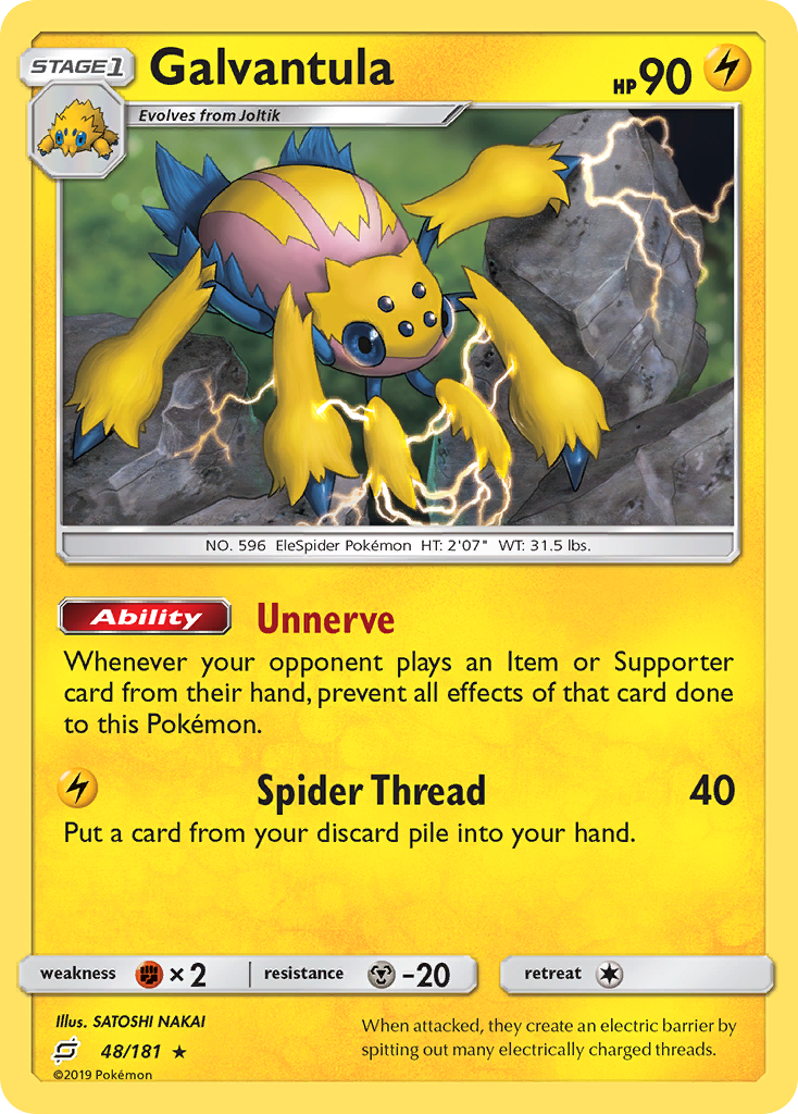 Galvantula (48/181) [Sun & Moon: Team Up] | Good Games Cannington