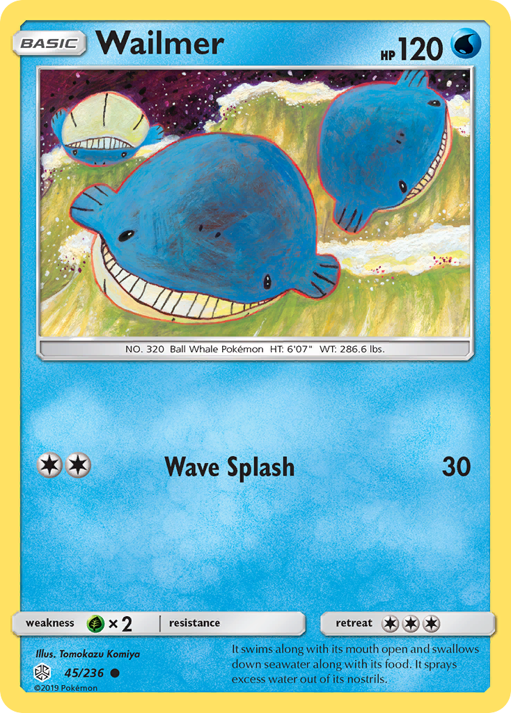 Wailmer (45/236) [Sun & Moon: Cosmic Eclipse] | Good Games Cannington
