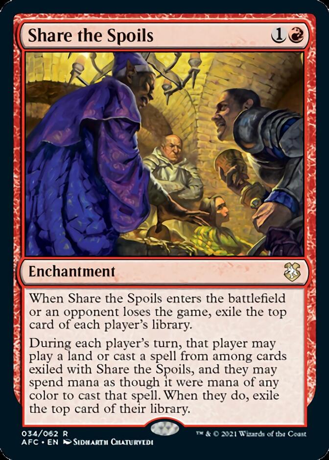 Share the Spoils [Dungeons & Dragons: Adventures in the Forgotten Realms Commander] | Good Games Cannington